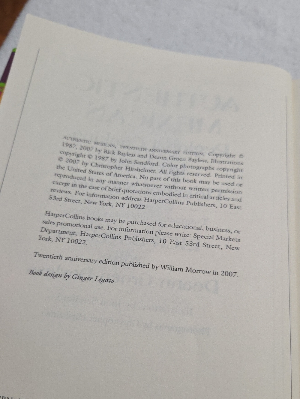 AUTHENTIC MEXICAN COOKBOOK BY RICK BAYLESS - Picture 4 of 4